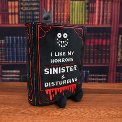 Punchkins Book Plush I Like My Horrors Sinister & Disturbing (ONLINE ORDER ONLY)