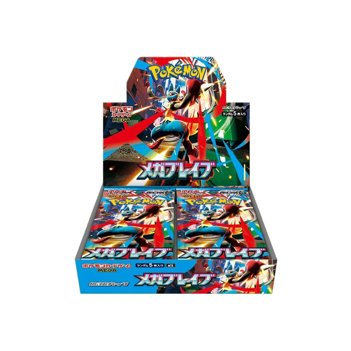 Pokemon Mega Brave M1L Booster Box - Mega Series - Japanese (ONLINE ORDER ONLY)