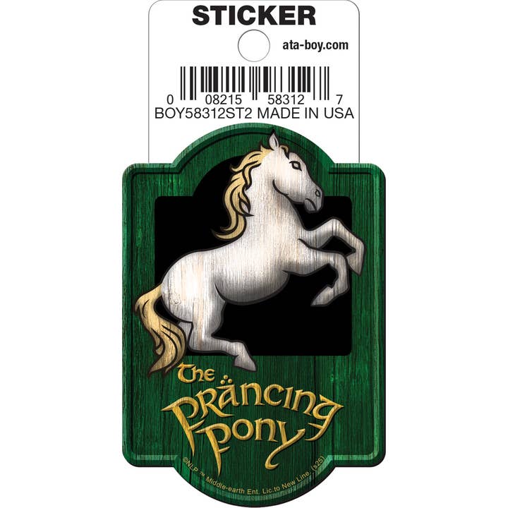 Lord of the Rings: The Prancing Pony Die Cut Vinyl Sticker - 3" (ONLINE ORDER ONLY)