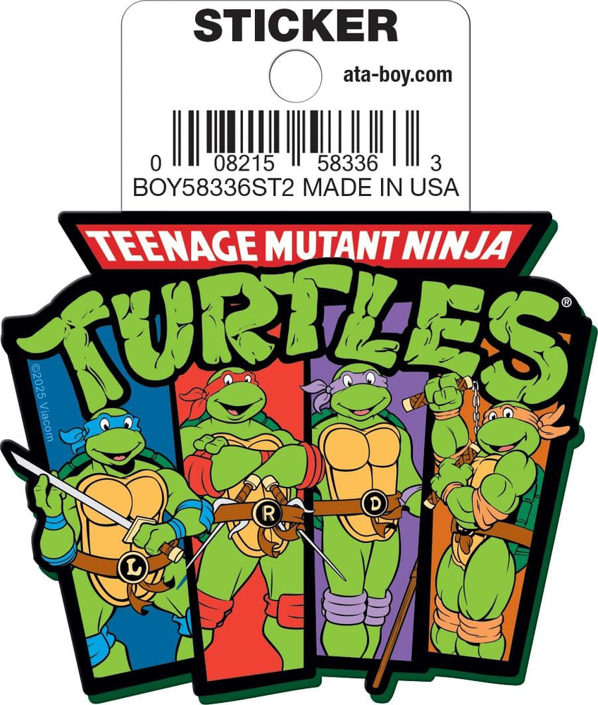 Teenage Mutant Ninja Turtles: Logo Team Die Cut Vinyl Sticker - 3" (ONLINE ORDER ONLY)