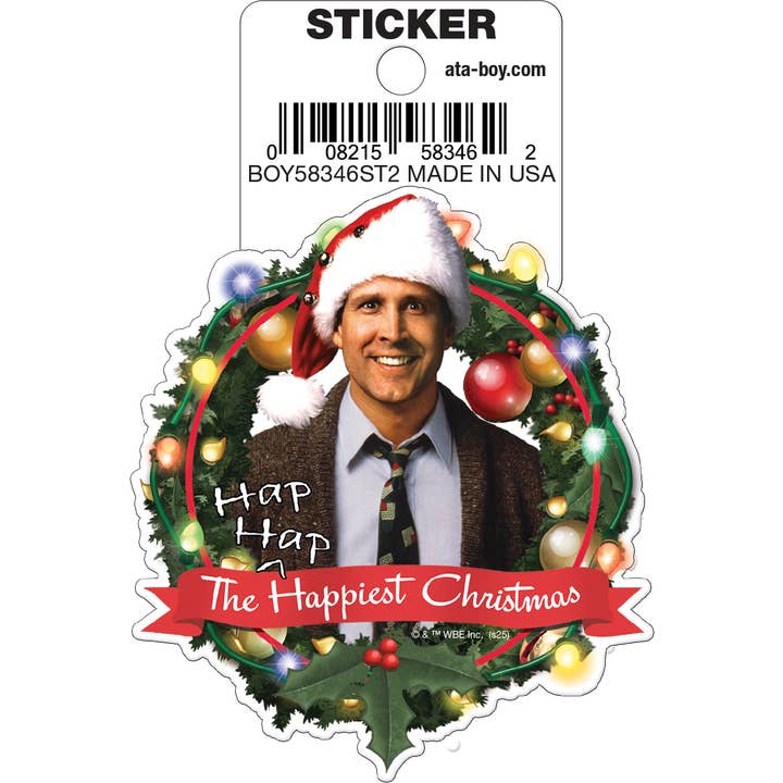 Christmas Vacation: Happiest Couple Die Cut Vinyl Sticker - 3" (ONLINE ORDER ONLY)