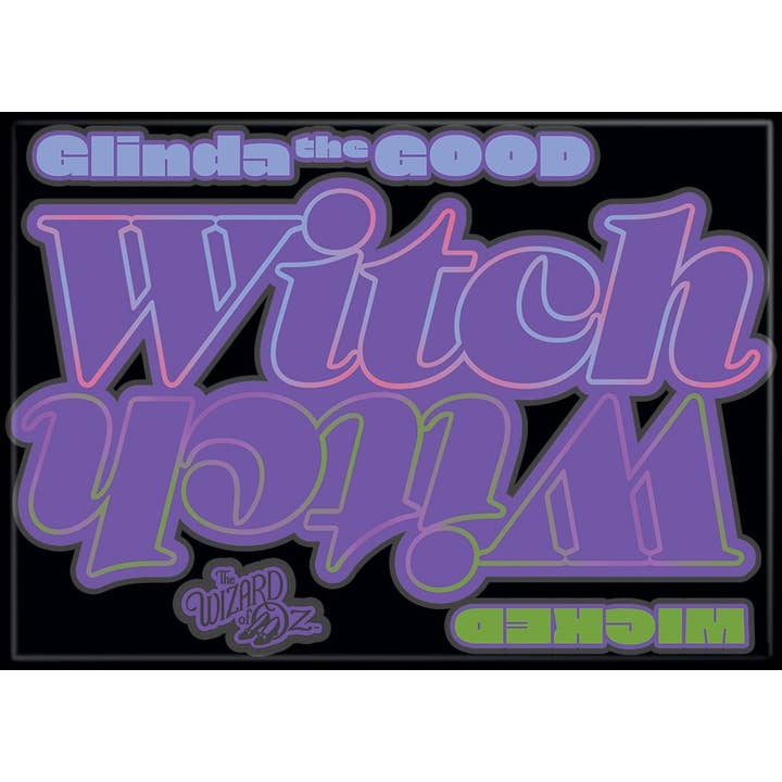 Wizard of Oz: Good Witch Bad Witch Flip Magnet (ONLINE ORDER ONLY)