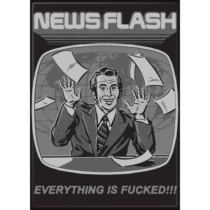 Steven Rhodes: News Flash Magnet (ONLINE ORDER ONLY)