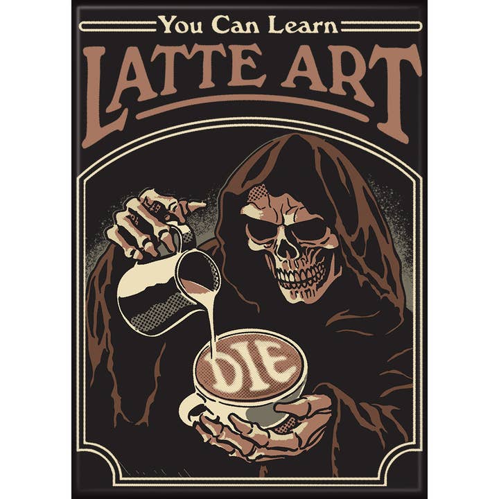 Steven Rhodes: Latte Art Magnet (ONLINE ORDER ONLY)