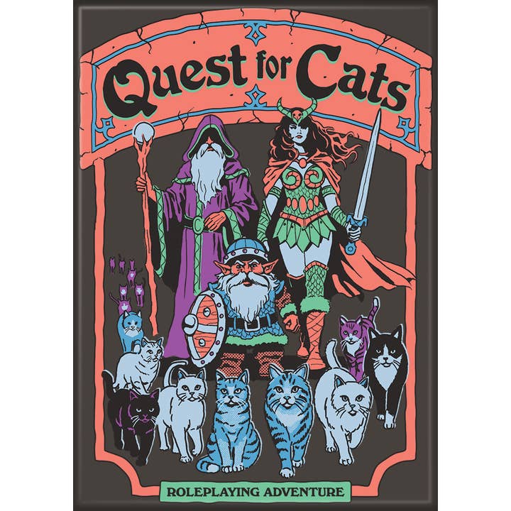 Steven Rhodes: Quest For Cats Magnet (ONLINE ORDER ONLY)