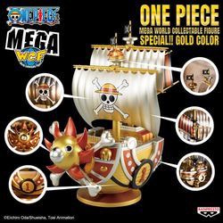 Banpresto: One Piece - Special Thousand Sunny (Gold Color Ver.) Mega World Collectable Figure (ONLINE ORDER ONLY)