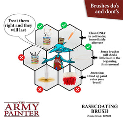 Army Painter Tools: Hobby Brush - Basecoating (ONLINE ORDER ONLY)