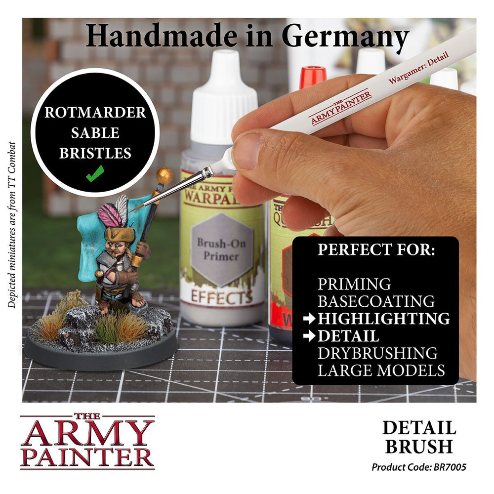 Army Painter Tools: Wargamer Brush - Detail (ONLINE ORDER ONLY)