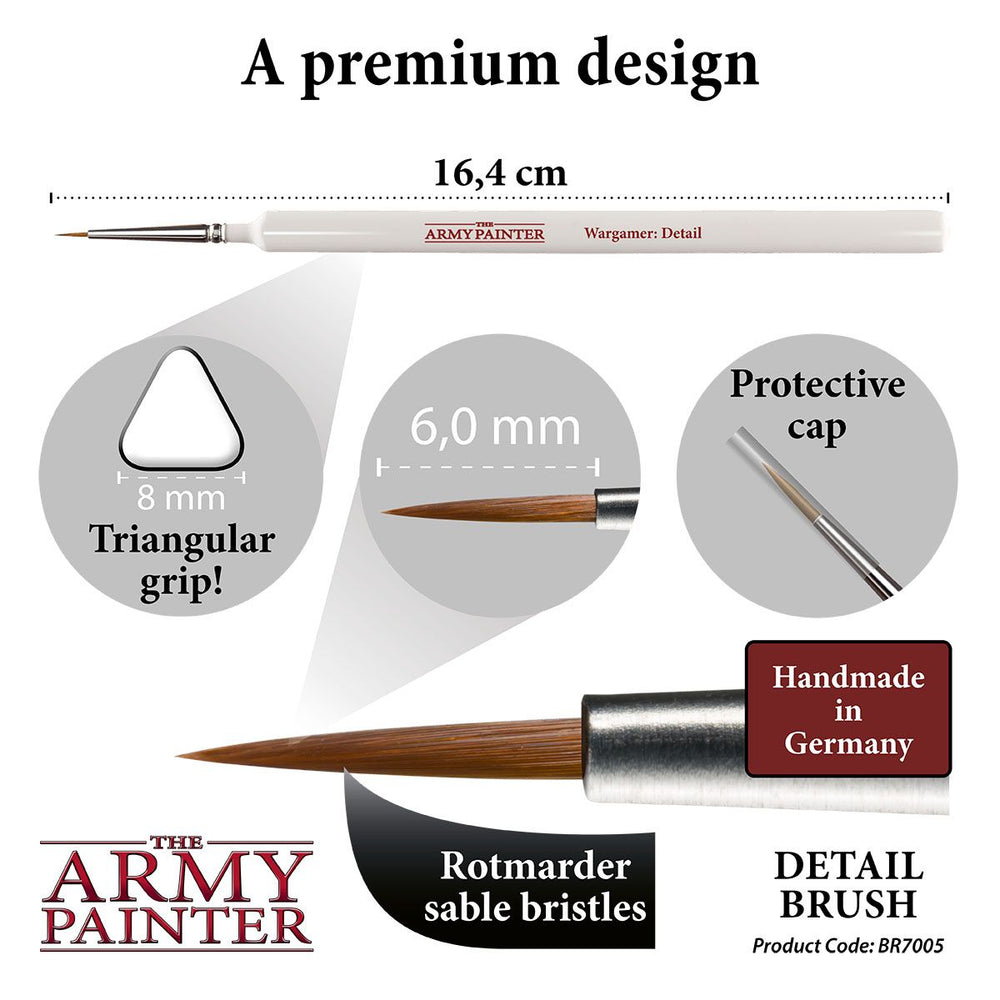 Army Painter Tools: Wargamer Brush - Detail (ONLINE ORDER ONLY)