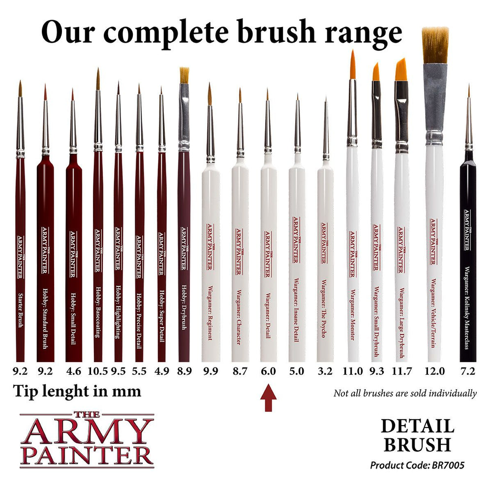 Army Painter Tools: Wargamer Brush - Detail (ONLINE ORDER ONLY)