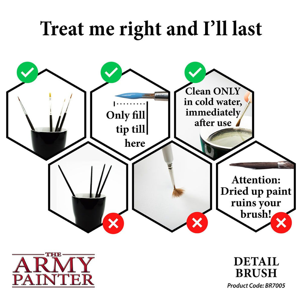 Army Painter Tools: Wargamer Brush - Detail (ONLINE ORDER ONLY)