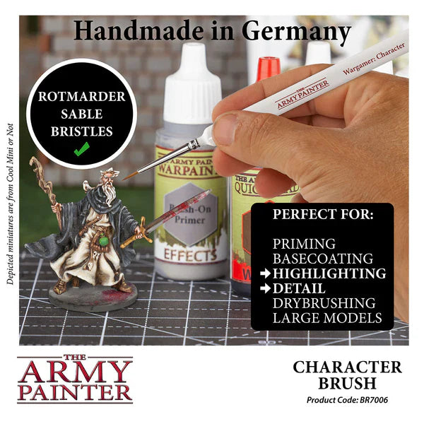 Army Painter Tools: Wargammer Brush - Character (ONLINE ORDER ONLY)