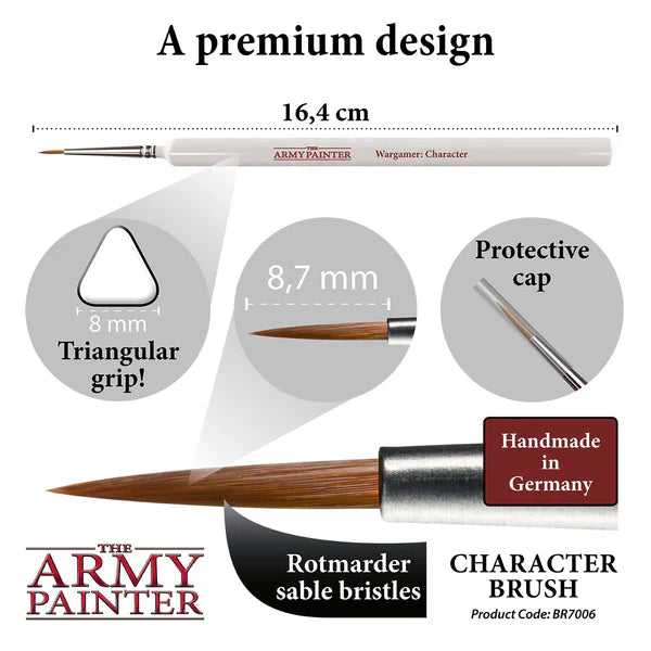 Army Painter Tools: Wargammer Brush - Character (ONLINE ORDER ONLY)