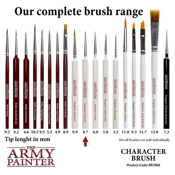 Army Painter Tools: Wargammer Brush - Character (ONLINE ORDER ONLY)
