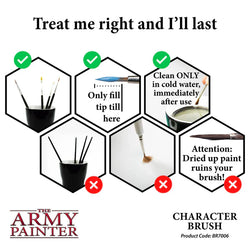 Army Painter Tools: Wargammer Brush - Character (ONLINE ORDER ONLY)