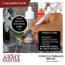 Army Painter Tools: Wargamer Brush - Vehicle & Scenery (ONLINE ORDER ONLY)