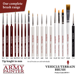 Army Painter Tools: Wargamer Brush - Vehicle & Scenery (ONLINE ORDER ONLY)
