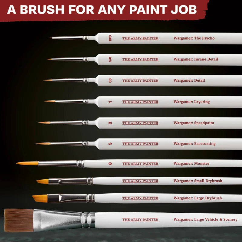 Army Painter Tools: Wargamer Brush - The Psycho 10/0 (ONLINE ORDER ONLY)