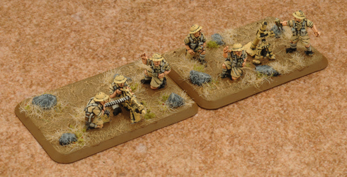 Flames of War: British MMG Platoon & Mortar Section (Mid War) (ONLINE ORDER ONLY)