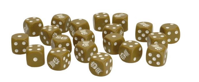 Flames of War: British Armoured Fist Dice Set (ONLINE ORDER ONLY)