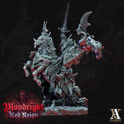 3D Printed Archvillain Games Bloodright Red Reign - Dread Hussars 28mm 32mm D&D (Online Only)