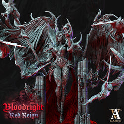 3D Printed Archvillain Games Bloodright Red Reign - Lilith 28mm 32mm D&D (Online Only)