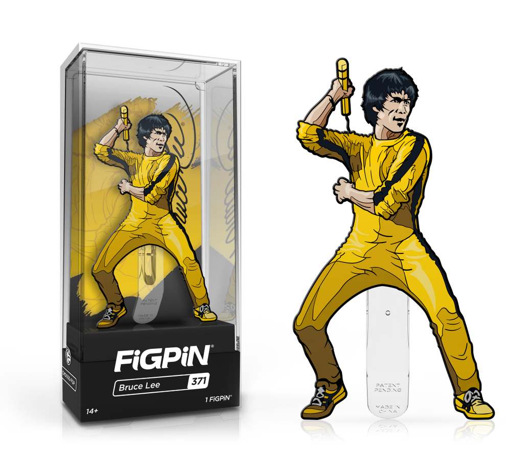 FiGPiN: Bruce Lee (Yellow Suit) #371 (ONLINE ORDER ONLY)