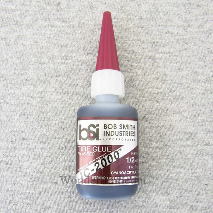 BSI117 IC-2000 Rubber-Toughened .5oz CA Adhesive Glue Bob Smith Ind (ONLINE ORDER ONLY)
