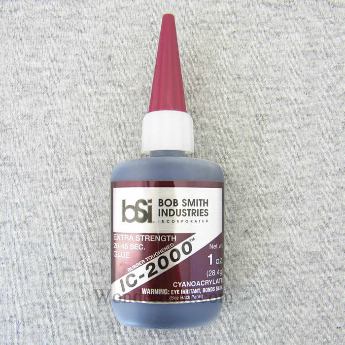BSI118 IC-2000 Rubber-Toughened 1oz CA Adhesive Glue Bob Smith Ind (ONLINE ORDER ONLY)