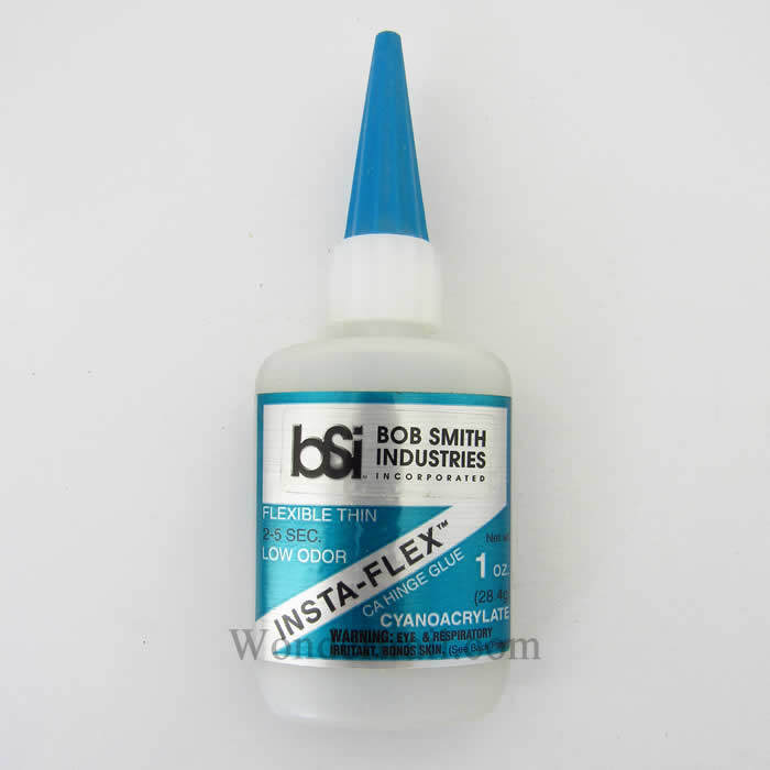 BSI119 Insta-Flex 1oz CA Flexible Adhesive Glue Bob Smith Industries (ONLINE ORDER ONLY)