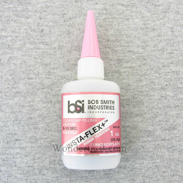 BSI120 Insta-Flex+ 1oz Clear Rubber Toughened CA Adhesive Glue (ONLINE ORDER ONLY)