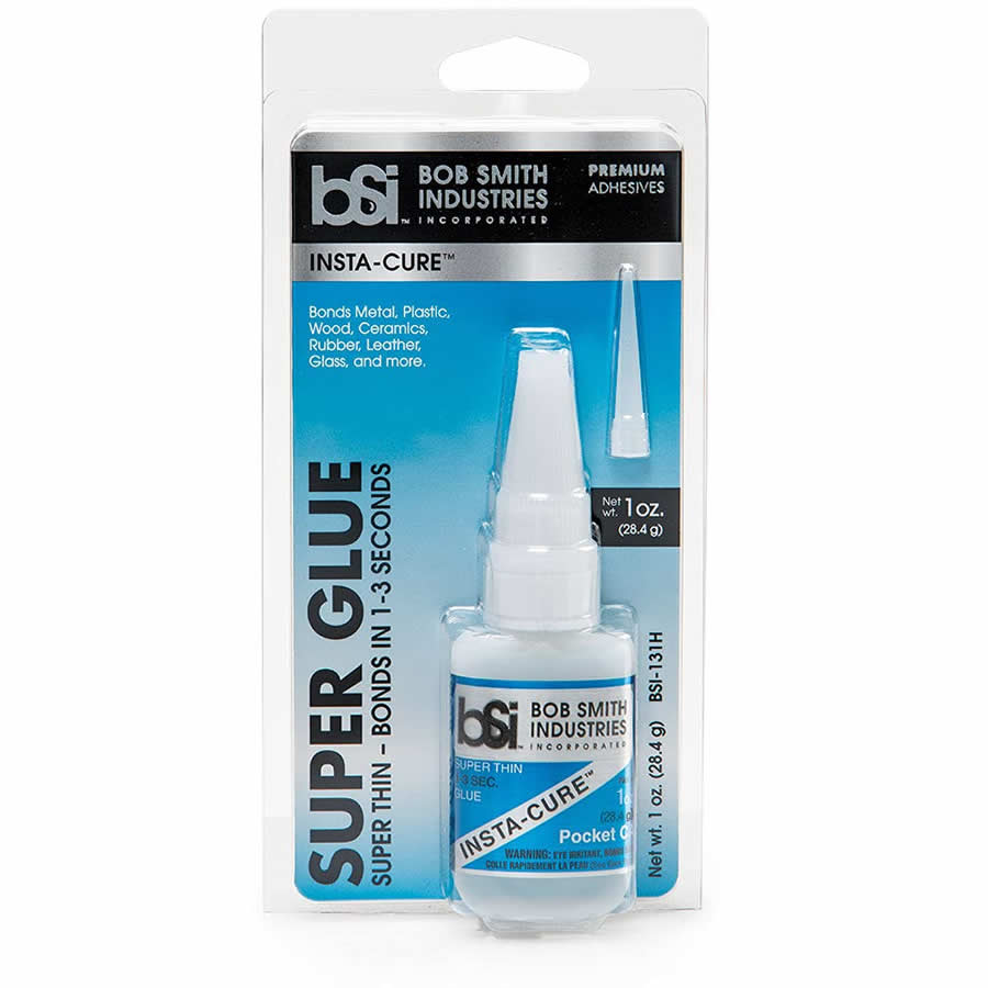 BSI131H Super Thin Ca Glue 1 Ounce (28.4g) In Clamshell Bob Smith Industries (ONLINE ORDER ONLY)