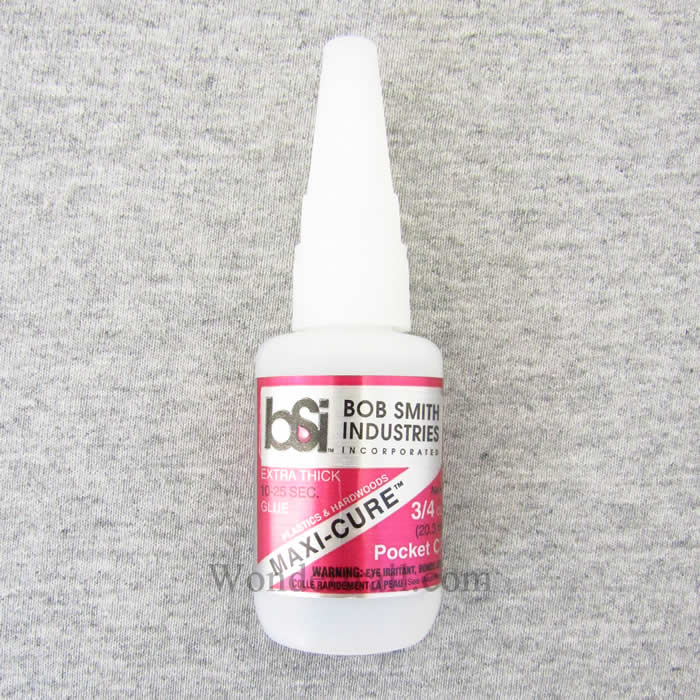 BSI135 Maxi-Cure Extra Thick .75oz Pocket CA Adhesive Glue Bob Smith Ind (ONLINE ORDER ONLY)