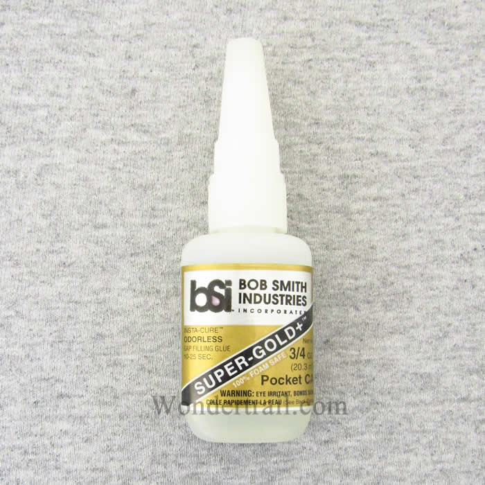 BSI139 Super-Gold Plus Foam Safe .75oz Pocket CA Adhesive Glue (ONLINE ORDER ONLY)