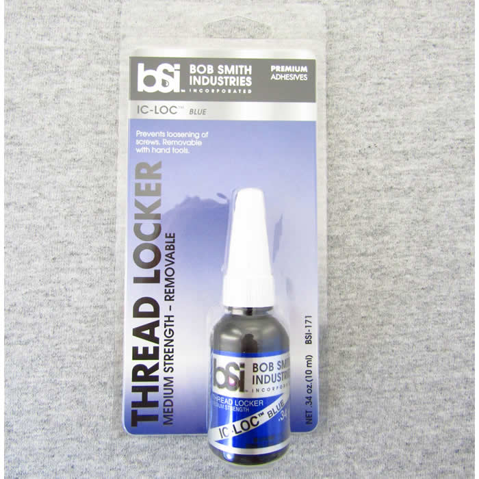 BSI171 IC-Loc Blue Medium Strength Threadlock .34oz Bottle Bob Smith Ind. (ONLINE ORDER ONLY)