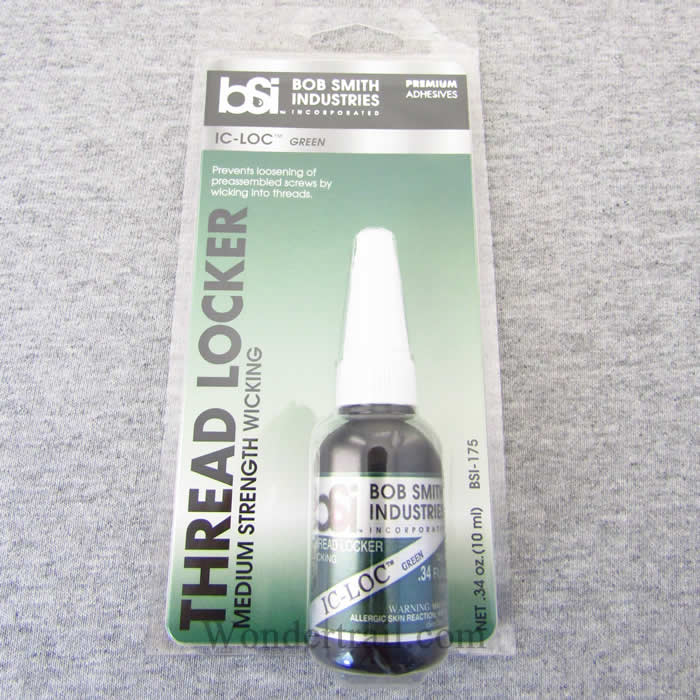 BSI175 IC-Lock Green Thin Medium-High Strength Threadlock .34oz Bottle (ONLINE ORDER ONLY)