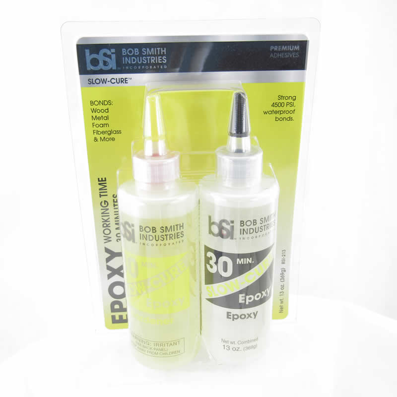 BSI213 30 Minute Slow Cure Two Part Epoxy 13 Oz Bob Smith Industries (ONLINE ORDER ONLY)