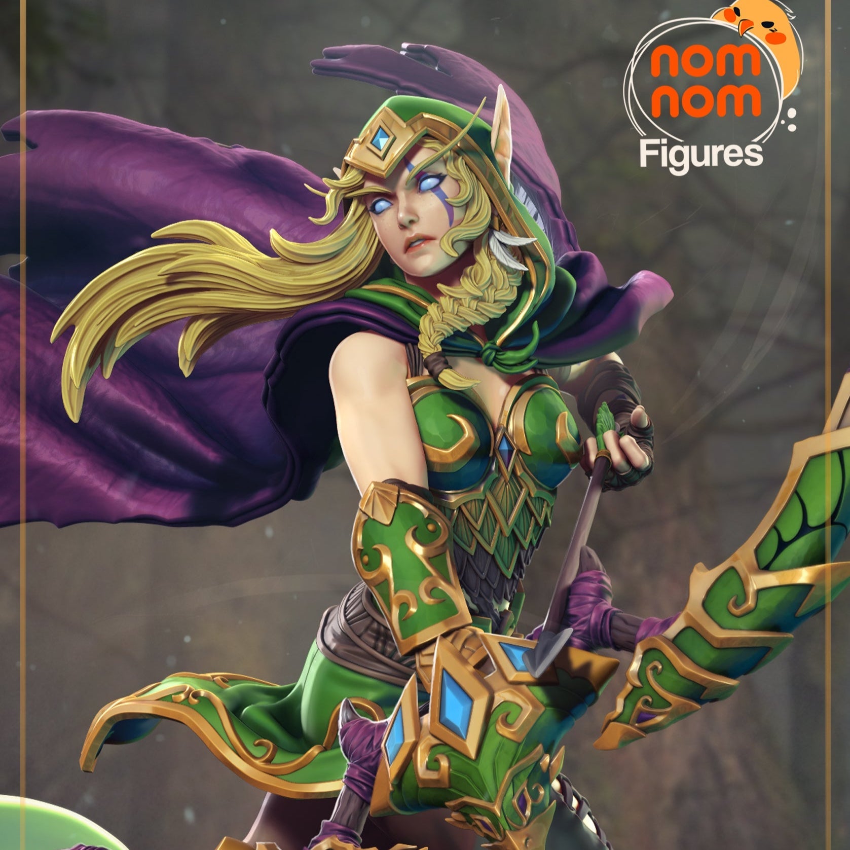 Alleria Windrunner - Warcraft - 1:10 Scale, 75mm & Bust (ONLINE ORDER ONLY)
