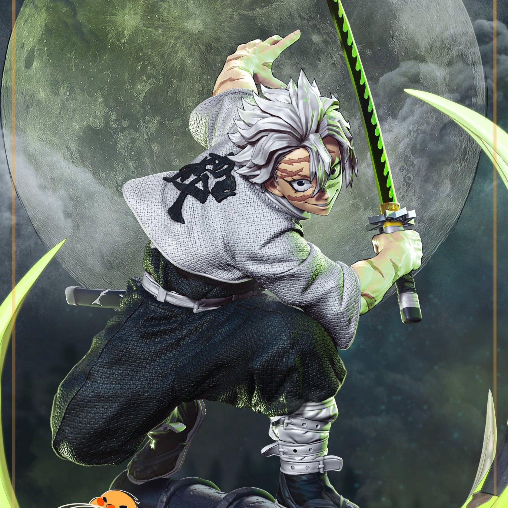Sanemi - Demon Slayer / Kimetsu no Yaiba - 75mm, 1:10 Scale & Bust (ONLINE ORDER ONLY)