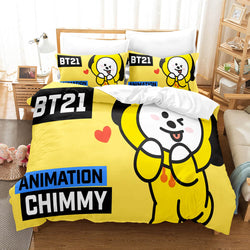 BT21 Bedding Set Quilt Cover Without Filler (Online Order Only)
