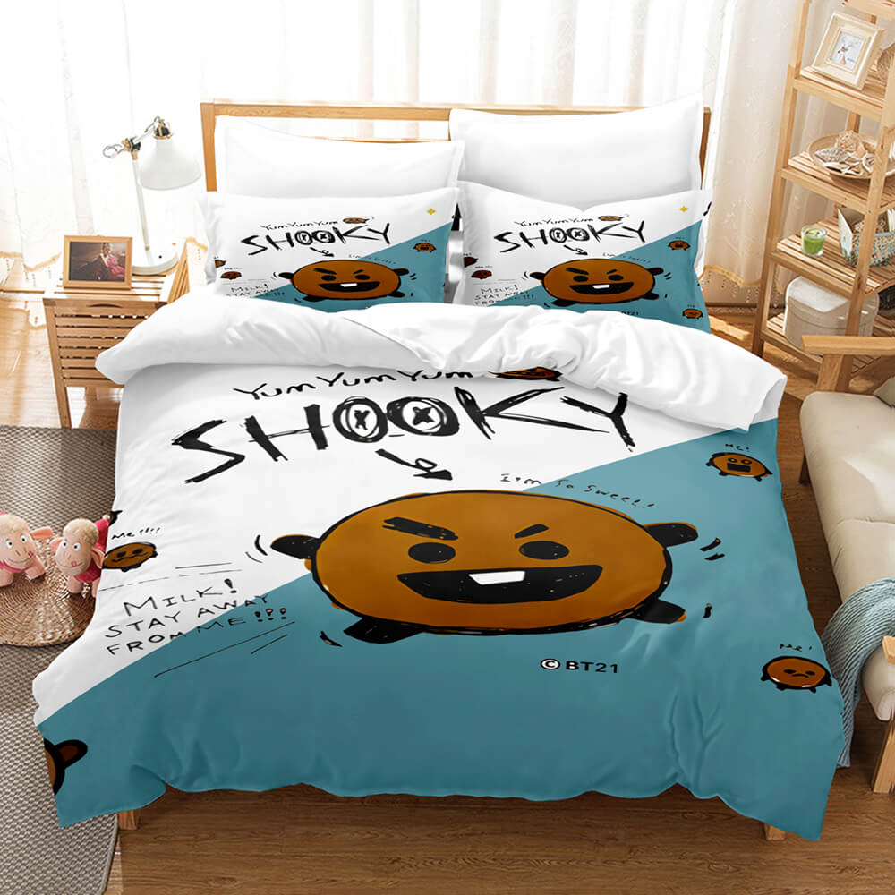 BT21 Bedding Set Quilt Cover Without Filler (Online Order Only)