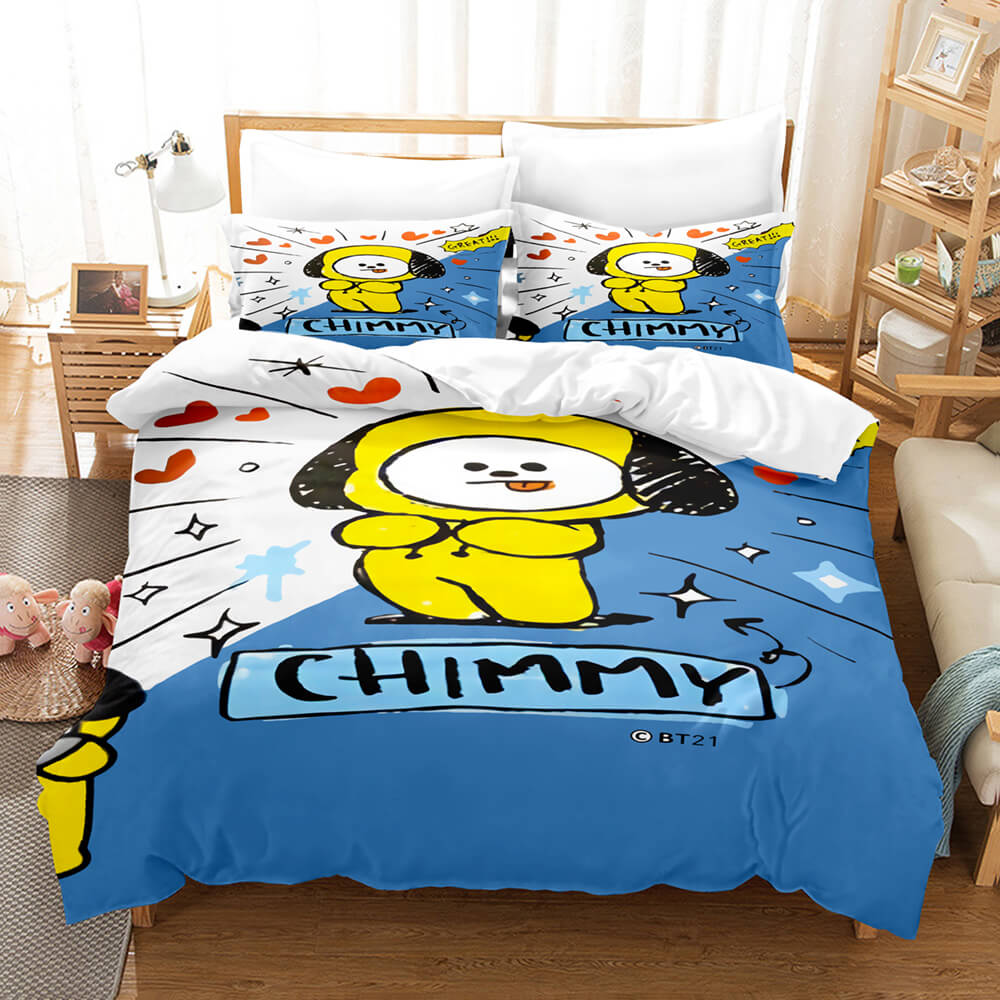 BT21 Bedding Set Quilt Cover Without Filler (Online Order Only)