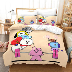 BT21 Bedding Set Quilt Cover Without Filler (Online Order Only)