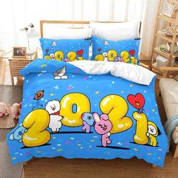 BT21 Bedding Set Quilt Cover Without Filler (Online Order Only)