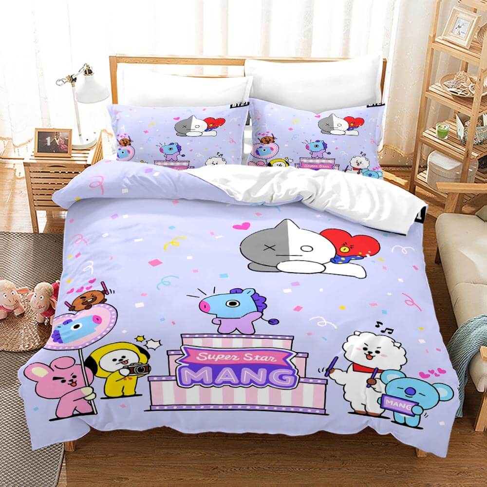BT21 Bedding Set Quilt Cover Without Filler (Online Order Only)