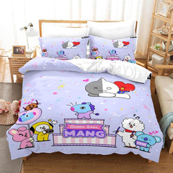 BT21 Bedding Set Quilt Cover Without Filler (Online Order Only)