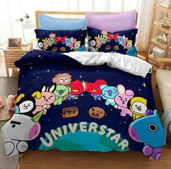 BT21 Bedding Set Quilt Cover Without Filler (Online Order Only)