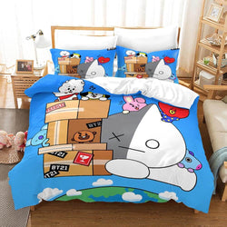 BT21 Bedding Set Quilt Cover Without Filler (Online Order Only)
