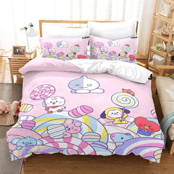 BT21 Bedding Set Quilt Cover Without Filler (Online Order Only)