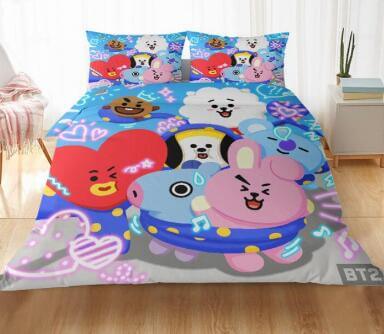 BT21 Bedding Set Quilt Cover Without Filler (Online Order Only)